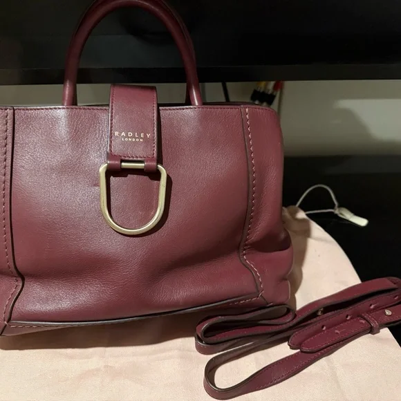 RADLEY LONDON | Bags | Burgundy Leather Handbag By Radley  display picture 1